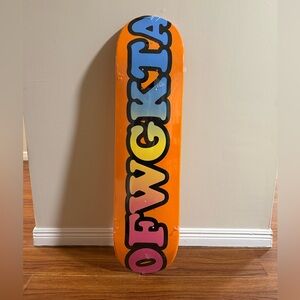 ODD FUTURE Skateboard Deck Collectors Piece